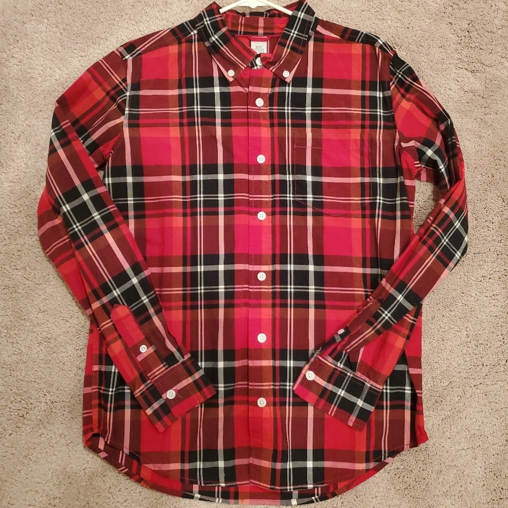 Gymboree mens plaid shirt size S